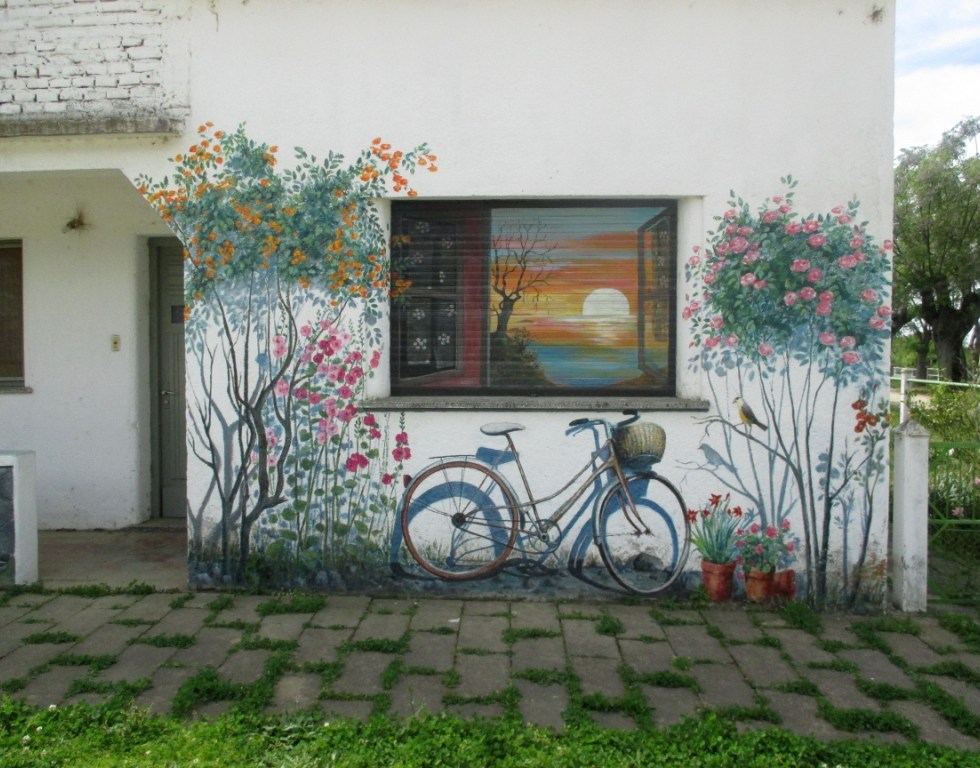 Mural en la pared en 25 de Agosto Uruguay