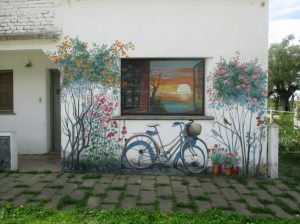 Mural en la pared en 25 de Agosto Uruguay