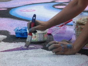 ATLAN TIZA, ARTE CALLEJERO EN TIZA, MURAL, URUGUAY