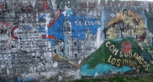 MURAL DE GESTA ARTIGUISTA EN VILLA SORIANO URUGUAY