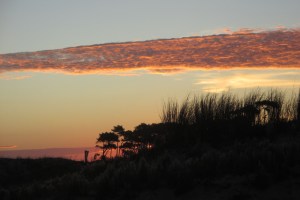 ATARDECER EN PLAYA DE URUGUAY