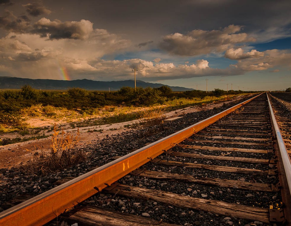 Vía de tren México fotografía Diego Pereyra