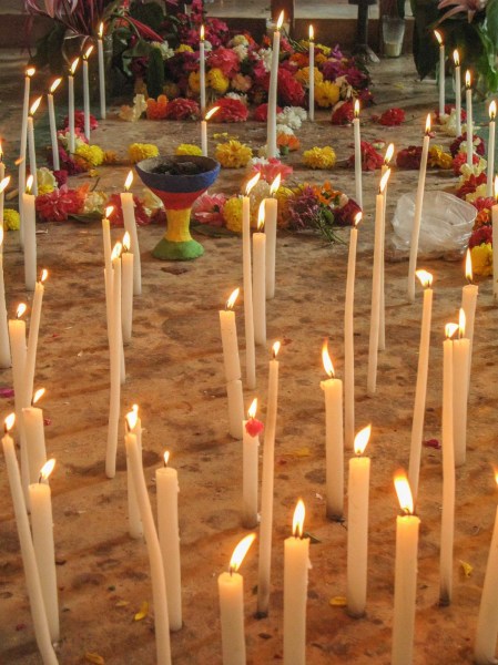 ofrenda de velas