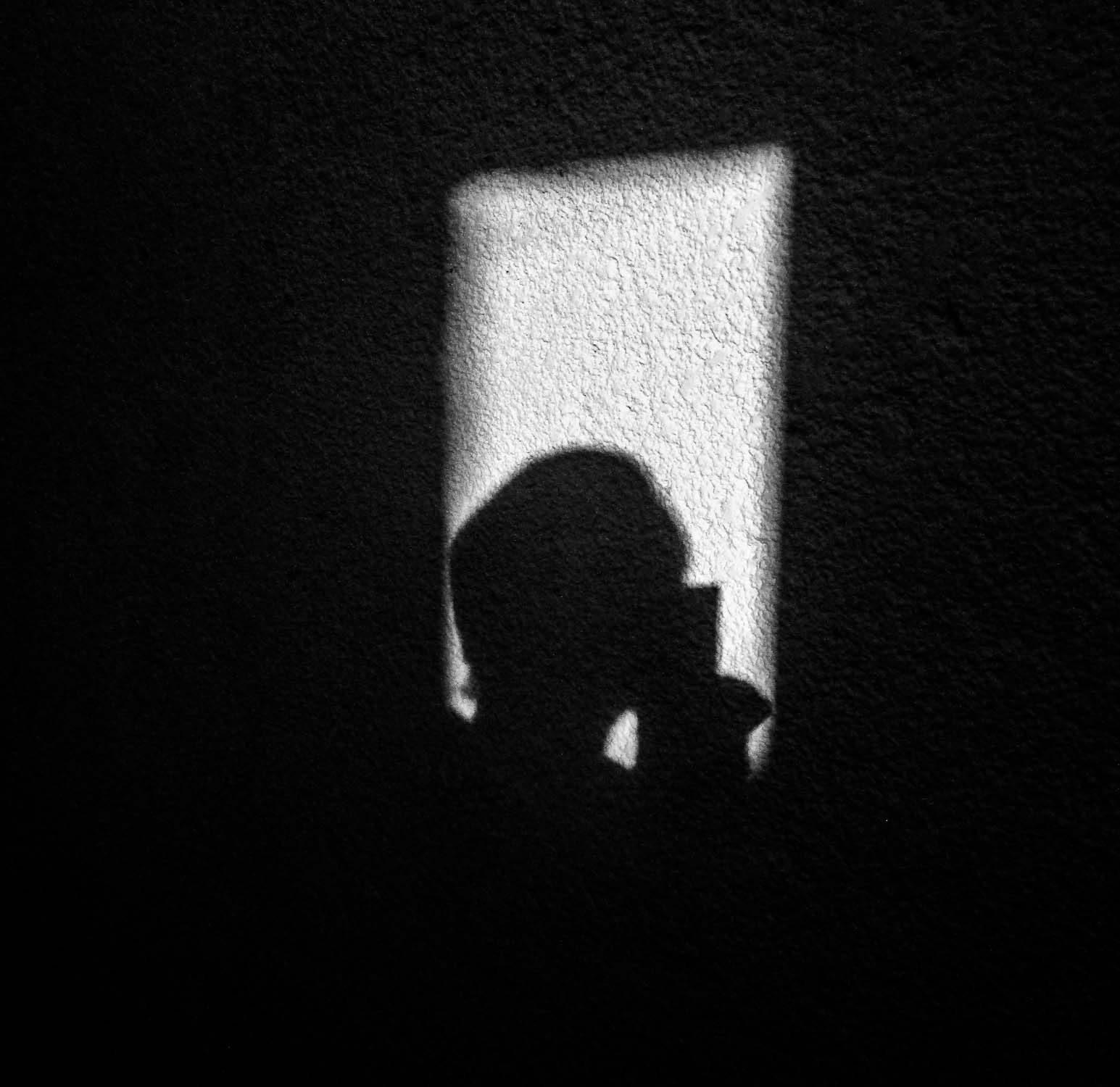 sombra tomando fotos